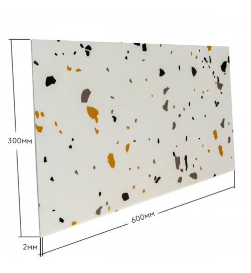 Самоклеюча стінова PET плитка 600*300*2mm, ціна за 1 шт. (PET-1676)